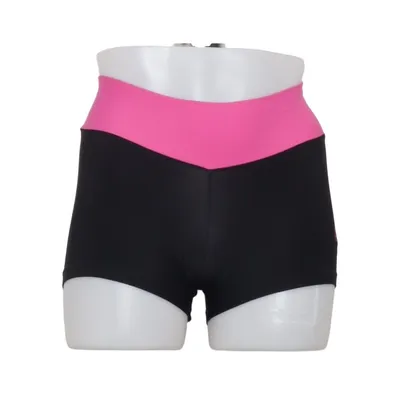 Sportshorts (Schwarz, Pink) von Dragonfly Elasthan, Polyamid