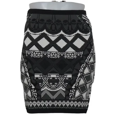 Rok (Zwart, Wit, Grijs) van Camilla Elastaan, Polyamide, Viscose