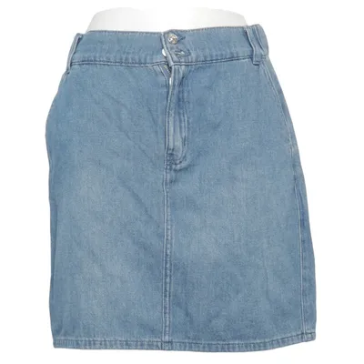 Denim skirt (Blue) from Maison 123 Cotton, Polyester