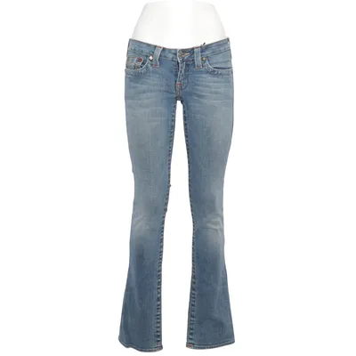 Spijkerbroek (Blauw) van True Religion Katoen, Elastaan