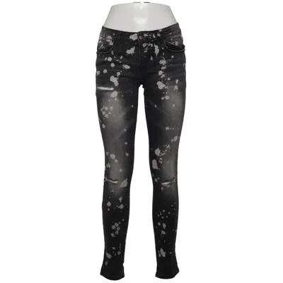 Jean (Noir, Gris) de Lexxury Coton, Élasthane, Polyester