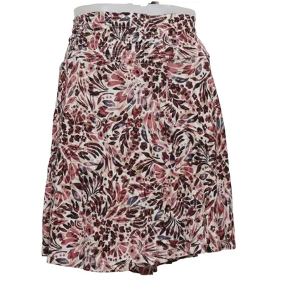 Skirt (White, Multicolored) from Vivance Viscose