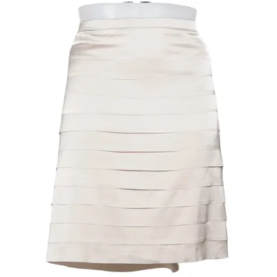 Jupe (Beige) de Phildar Élasthane, Polyester