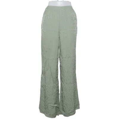 Pantalon patte d'éléphant (Vert) de ALIX Viscose