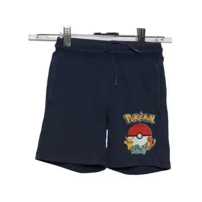 Short de jogging (Bleu) de Pokémon Coton, Polyester
