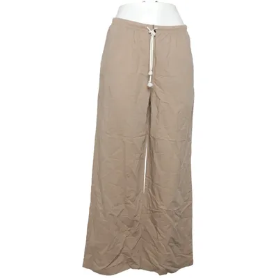 Broek (Beige) van Uniqlo Katoen, Linnen, Polyester, Viscose