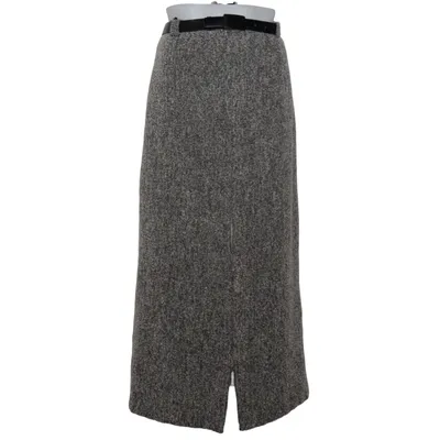 Jupe crayon (Gris) de Bardehle Polyamide, Polyester, Viscose, Laine