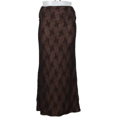 Maxi skirt (Black, Brown) from Tiger Mist Elastane, Polyamide, Polyester