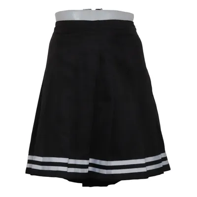 Skirt (Black, White) from Delias Polyester