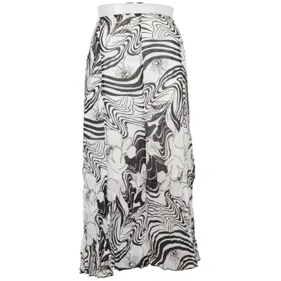 Jupe longue (Noir, Blanc) de Tru Polyester
