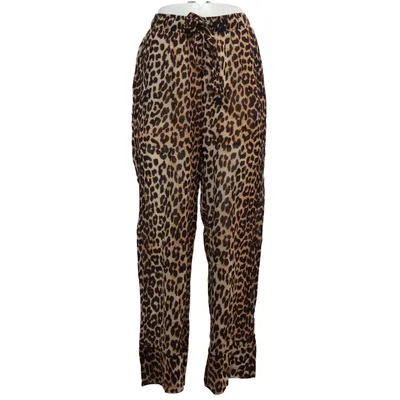 Broek (Beige, Zwart) van Ganni Viscose
