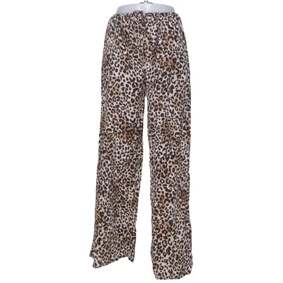 Pantalon patte d'éléphant (Beige, Multicolore) de Bershka Viscose