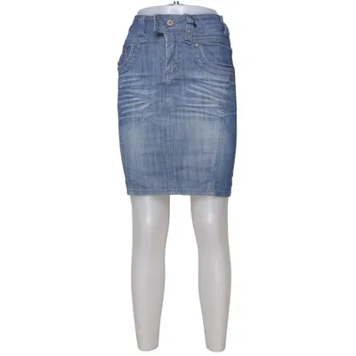 Jupe en jean (Bleu) de Revers Jeans Coton, Élasthane