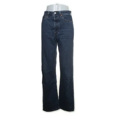 Jeans (Ribcage Straight Ankle) fra Levi Strauss & Co Bomuld, Lyocell