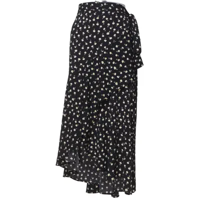 Wikkelrok (Zwart, Geel, Wit) van Lindex Polyester