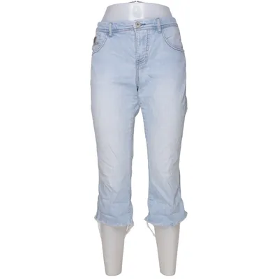 Spijkerbroek (Blauw) van Bootcut Katoen, Elastaan