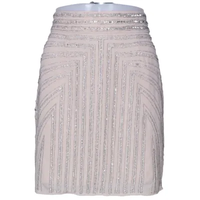 Rok (Beige, Zilver) van Exclusive Collection Gina Tricot Polyester