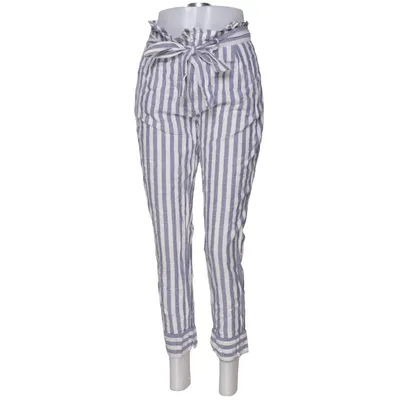 Pantalon (Bleu, Blanc) de Zara Basic Collection Coton