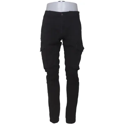 Cargo broek (Zwart) van Jack & Jones Jeans Intelligence Elastaan, Gerecycled katoen