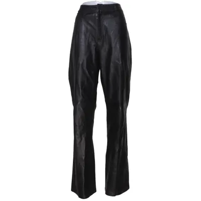 Lederhose (Schwarz) von H&M Leder, Viskose
