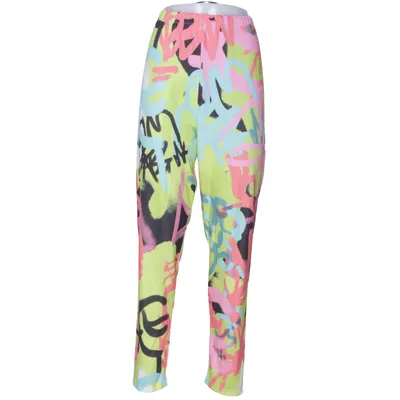 Leggings (Gul, Pink, Flerfarvet) fra Frenzi Elastan, Viscose