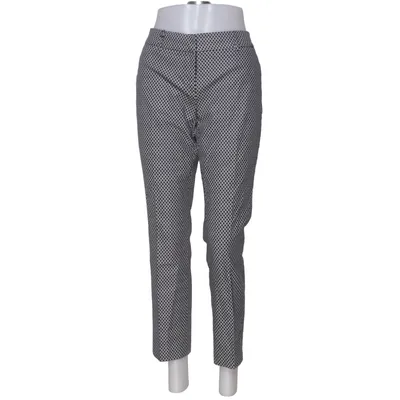 Pants (White, Blue) from Dalia Cotton, Elastane