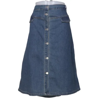 Jeanskjol (Blå) från Signature Bomull, Elastan, Polyester