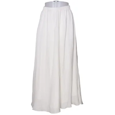 Maxi skirt (White) from Gina Tricot Recycled polyester