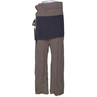 Pants (Brown) from Mango Cotton, Polyamide, Viscose