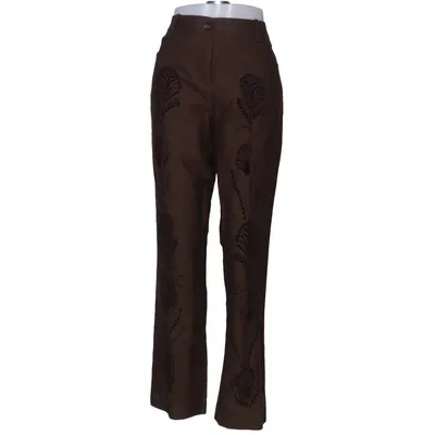 Chinos (Embroidery Detail Twill Trousers) van NA-KD Katoen, Polyester