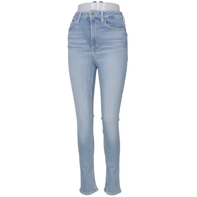 Spijkerbroek (Blauw) van Lee x H&M Katoen, Elastaan