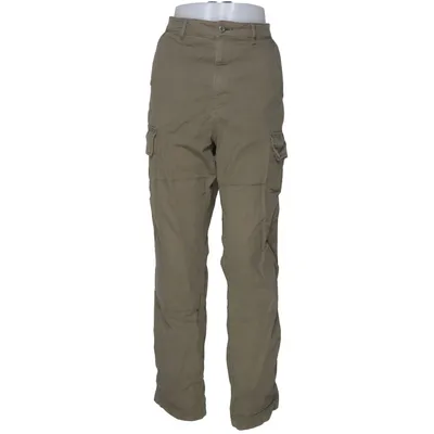 Cargo pants (Green) from Uniqlo Cotton, Elastane