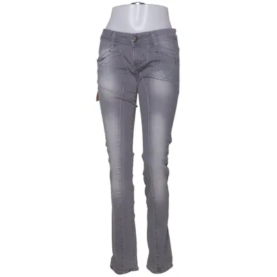 Spijkerbroek (Grijs) van Nesal Jeans Katoen, Elastaan