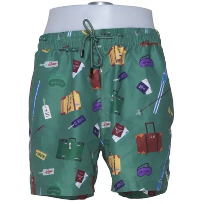 Badshorts (Grön, Flerfärgad) från Nikben Polyester