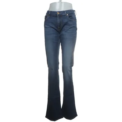 Jeans (Blå) från 7 for All Mankind Bomull, Elastan, Lyocell