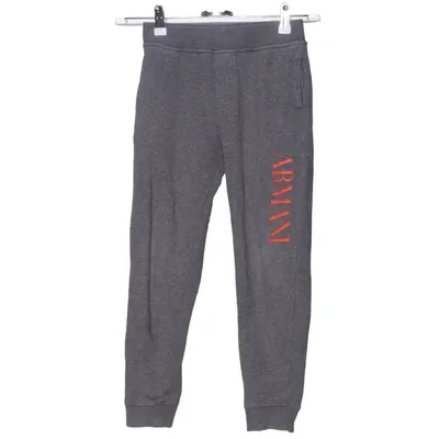Joggingbroek (Grijs) van Armani Junior Katoen, Elastaan