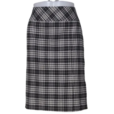Rok (Zwart, Wit) van Voglia Elastaan, Polyester, Wol