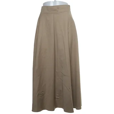 Maxi skirt (Beige) from Weekend MaxMara Elastane, Wool