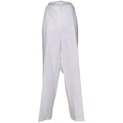 Broek (Wit) van Marcona Linnen, Polyester, Viscose