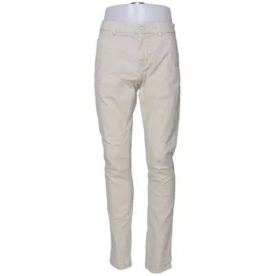 Chinos (Beige) from Lindbergh White Cotton, Elastane