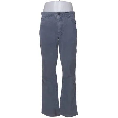 Corduroy broek (Blauw) van Alberto Katoen, Elastaan