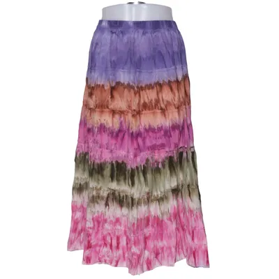 Maxi skirt (Pink, Green, Multicolored) from Fire Los Angeles Cotton