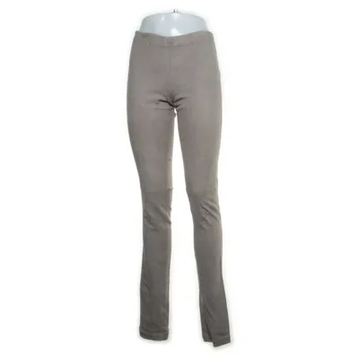 Pantalon en cuir (Gris) de Topshop Unique Élasthane, Cuir
