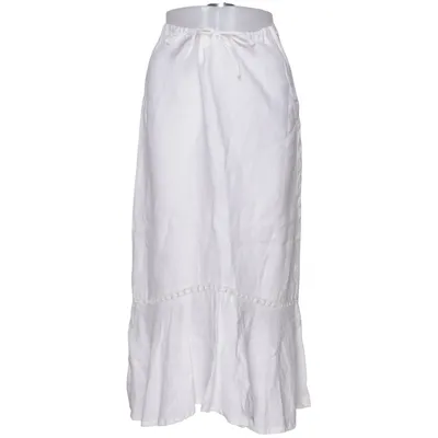 Jupe longue (Blanc) de H&M Acétate, Lin
