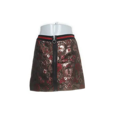 Jupe (Rouge, Noir, Marron) de One More Story Fibre métallique, Polyester