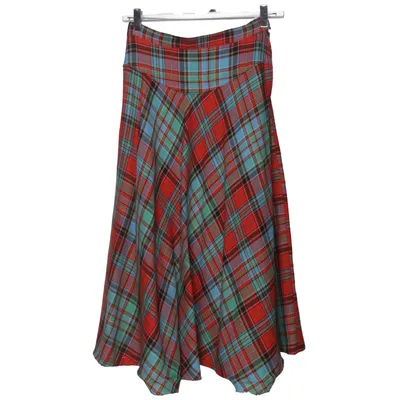 Skirt (Red, Blue, Green) Wool
