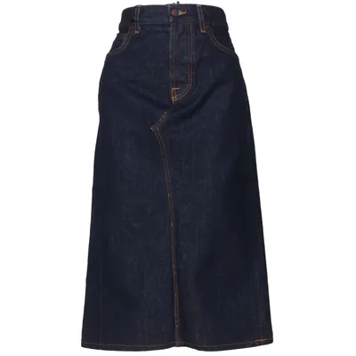 Jeansnederdel (Tuff Tony) fra Nudie Jeans Bomuld