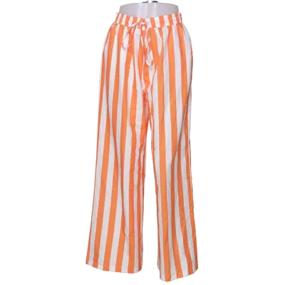 Palazzo broek (Oranje, Wit) Polyester