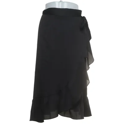 Slå om-nederdel (MIKA SOLID SKIRT) fra Neo Noir Polyester
