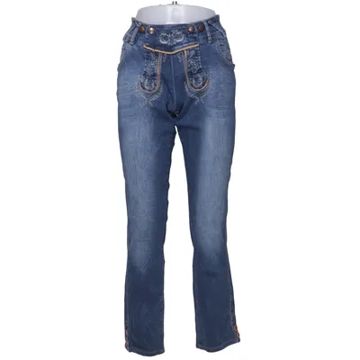 Jeans (Blå) fra HangOwear Bomuld, Elastan